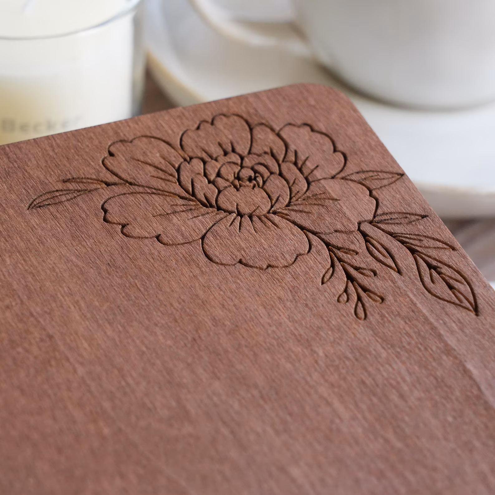 Personalized Wedding Planner with Floral Engravings – A Keepsake for Your Special Day - Image 4